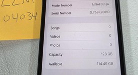 Fair
													Apple iPhone SE 3rd Gen 2022 - Unlocked, Midnight, 128 GB, A2595, photo 3 of 8