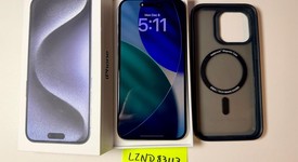 Mint
													Apple iPhone 15 Pro Max - Unlocked, Blue, 256 GB, A2849, photo 5 of 7