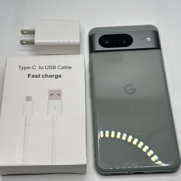 Google Pixel 8 - Unlocked, 128 GB, Hazel, 8 GB, G9BQD, Sub-6 5G