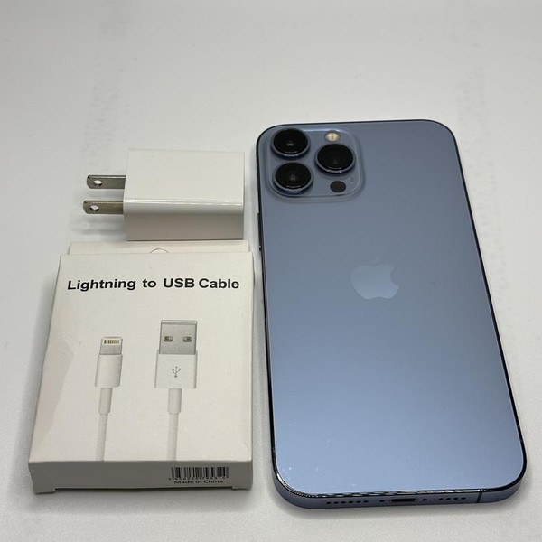 Apple iPhone 13 Pro Max - Unlocked, 128 GB, Sierra Blue, A2484