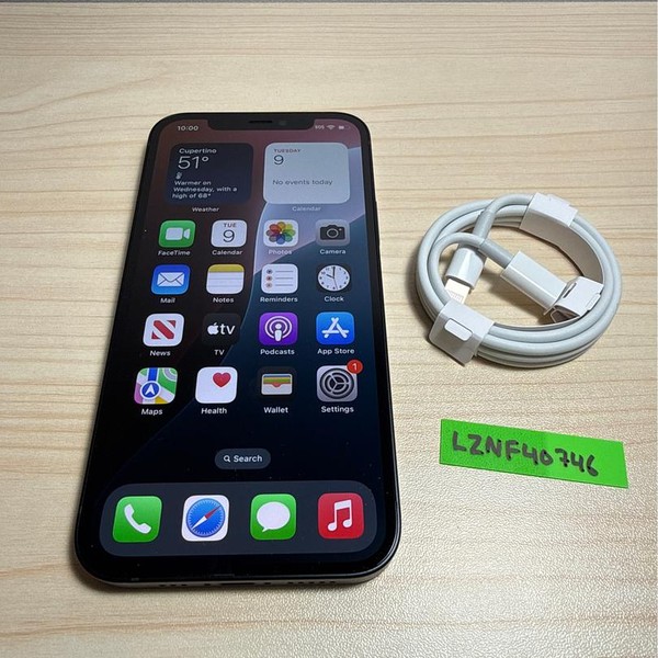 Apple iPhone 12 - Unlocked, 128 GB, Black, A2172