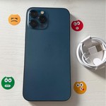 Good Apple iPhone 12 Pro Max - Unlocked, 128 GB, Pacific Blue, A2342