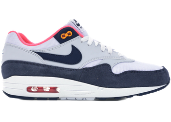 Nike Air Max 1 Pure Platinum Midnight Navy Racer Pink (Women's) for sale