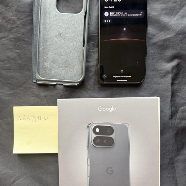 Google Pixel 11 Pro Fold - Unlocked, 256 GB, Obsidian, 16 GB, GZDQ6