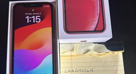 Good
													Apple iPhone Xr - Unlocked, Red, 128 GB, A1984, photo 1 of 4