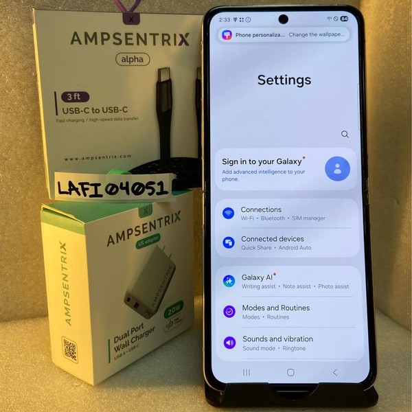 Samsung Galaxy Z Flip5 - AT&T, 512 GB, Lavender, 8 GB, SM-F731U