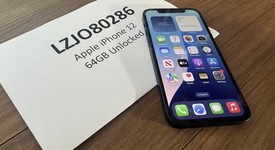 Good
													Apple iPhone 12 - Unlocked, Black, 64 GB, A2172, photo 2 of 4