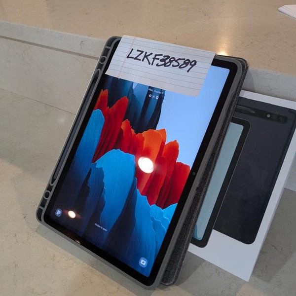 Samsung Galaxy Tab S7 - Wi-Fi, Mystic Black, 128 GB, 6 GB, SM-T870, Wi-Fi