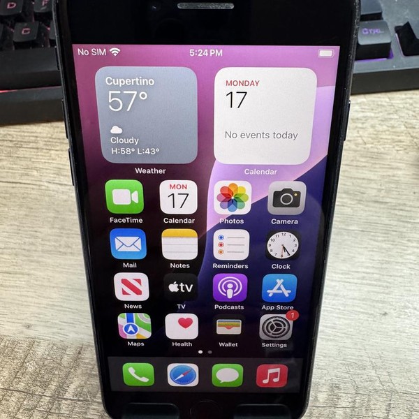 Apple iPhone SE 2nd Gen 2020 - Unlocked, 64 GB, Black, A2275