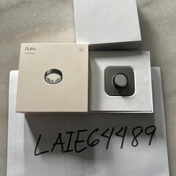 Oura Ring Gen 4 - Black, Size 10