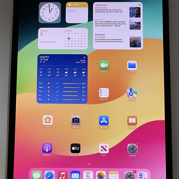 Apple iPad Pro 13 inch (M4) 2024 - Wi-Fi, 256 GB, Black, 8 GB, A2925, Standard Glass