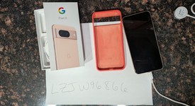 Good
													Google Pixel 8 - Unlocked, Rose, 128 GB, 8 GB, G9BQD, Sub-6 5G, photo 1 of 7