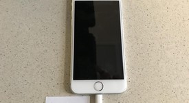 Good
													Apple iPhone 6 - AT&T, Silver, 64 GB, A1549, photo 1 of 5