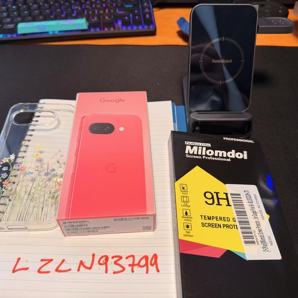 Google Pixel 9a - Unlocked, 128 GB, Peony, 8 GB