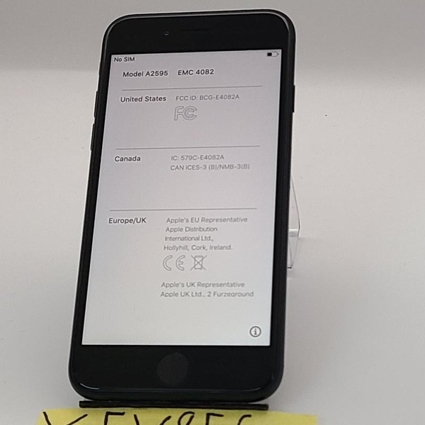 Apple iPhone SE 3rd Gen 2022 - Verizon, 64 GB, Midnight, A2595