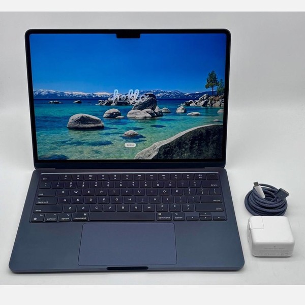 MacBook Air 2022 (M2) - 13 inch - 256 GB, Midnight, 8 GB, Apple M2