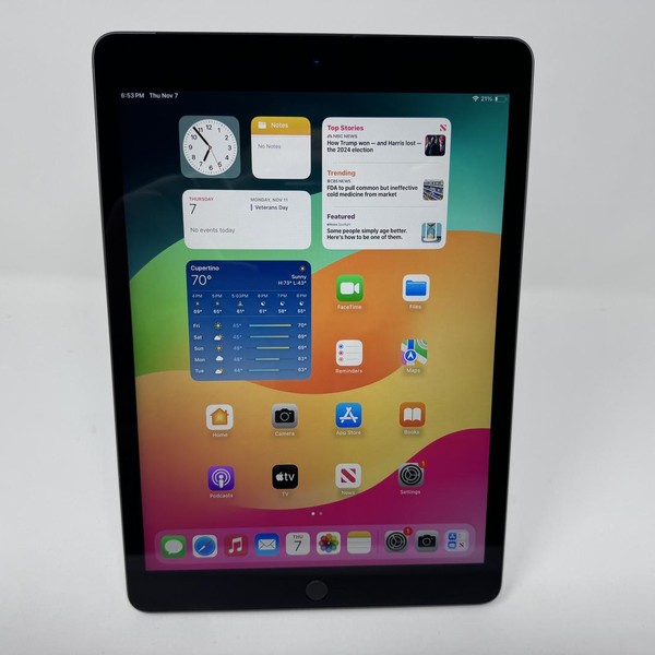 Apple iPad 9th Gen - Unlocked, 64 GB, Gray, A2603