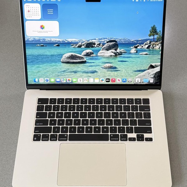MacBook Air 2024 (M3) - 15 inch - 256 GB, Starlight, 8 GB, Apple M3, 10-core GPU