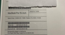 New
													MacBook Pro 2018 (With Touch Bar) - 15" - I7, Gray, 512 GB, 16 GB, photo 3 of 4