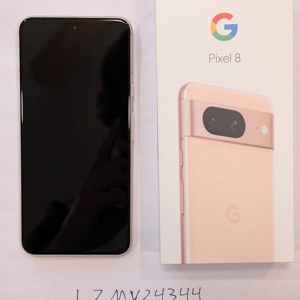 Google Pixel 8 - Unlocked, 128 GB, Rose, 8 GB, G9BQD, Sub-6 5G