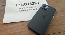 Good
													Apple iPhone 15 - Unlocked, Black, 128 GB, A2846, photo 3 of 4