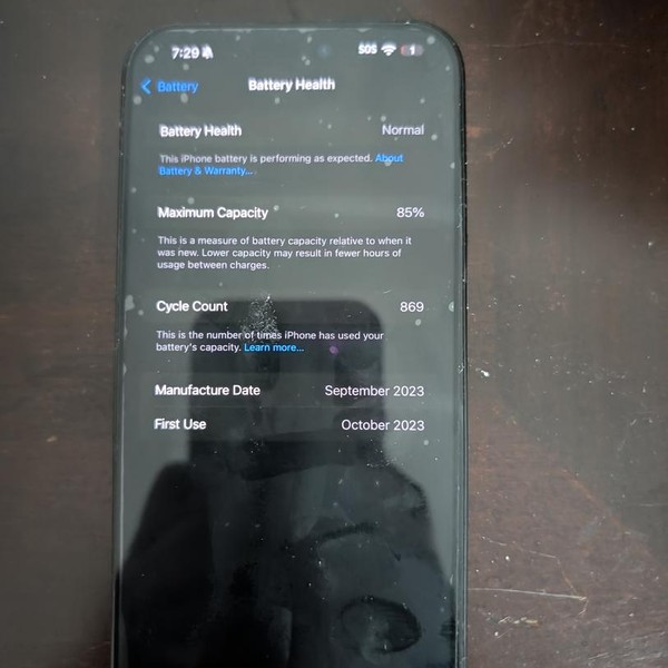 Apple iPhone 15 Pro Max - Xfinity, 256 GB, Black, A2849