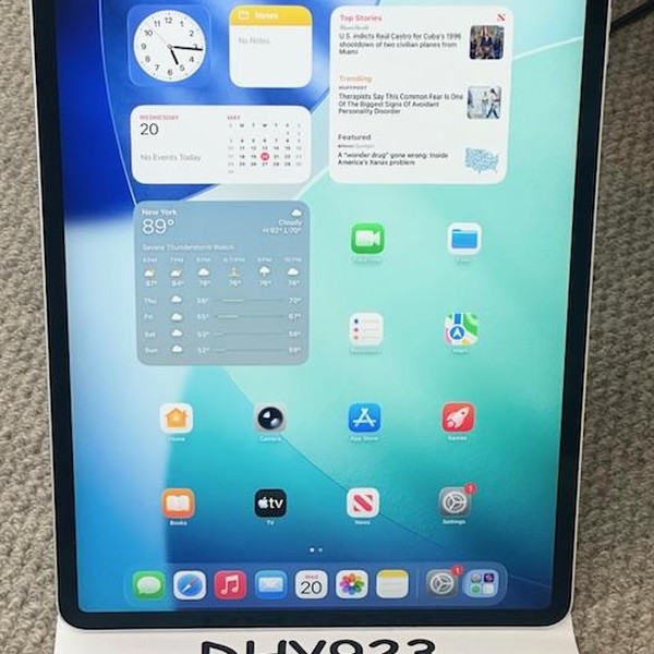 Apple iPad Pro 12.9 inch 4th Gen 2020 - Unlocked, 256 GB, Silver, A2069