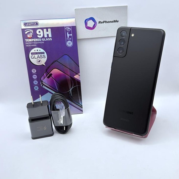 Samsung Galaxy S21 Plus 5G - Unlocked, 128 GB, Black, 8 GB, SM-G996U1