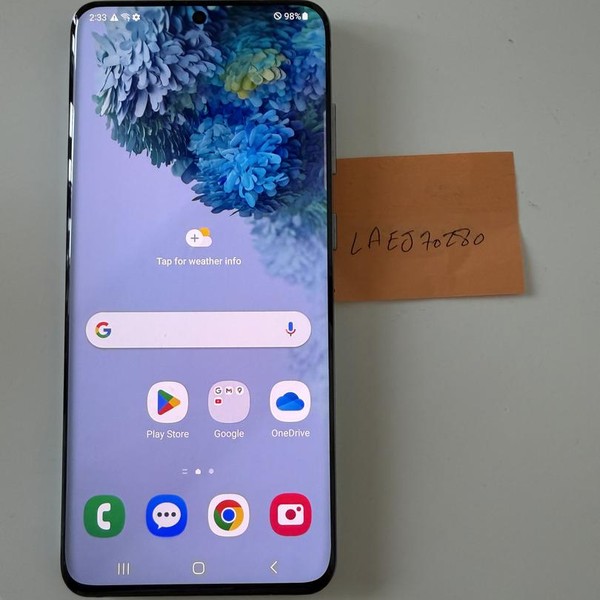 Samsung Galaxy S20 5G - AT&T, 128 GB, Cloud Blue, 12 GB, SM-G981U