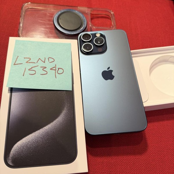 Apple iPhone 15 Pro Max - T-Mobile, Blue, 256 GB, A2849