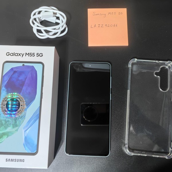 Samsung Galaxy M55 5G - Unlocked Non-US, 256 GB, Green, 8 GB