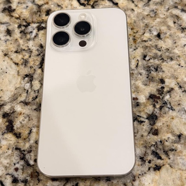 Apple iPhone 15 Pro - Unlocked, 128 GB, White, A2848