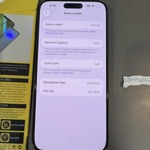 Apple iPhone 15 Pro Max - Unlocked, 256 GB, Black, A2849