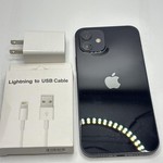 Good Apple iPhone 12 - Unlocked, Black, 128 GB, A2172