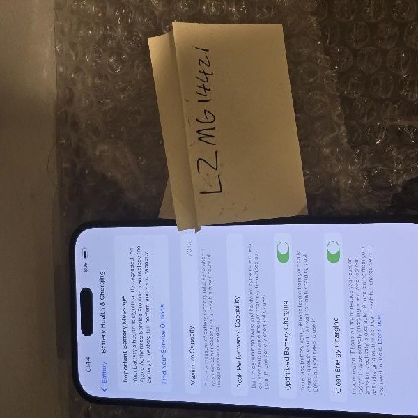 Apple iPhone 14 Pro Max - Unlocked, 128 GB, Black, A2651