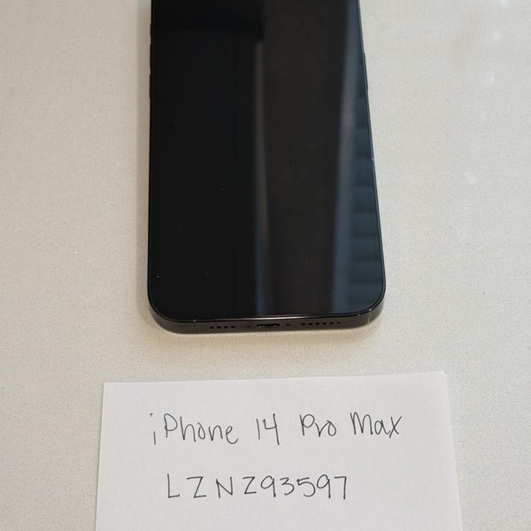 Apple iPhone 14 Pro Max - Unlocked, Black, 128 GB, A2651