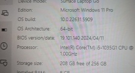 Mint
													Microsoft Surface Laptop Go - I5, Platinum, 256 GB, 8 GB, photo 3 of 18