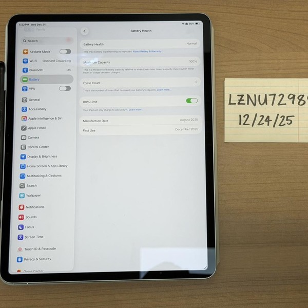 Apple iPad Air 13 inch (M3) 2025 - Wi-Fi, 128 GB, Blue