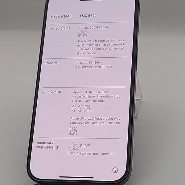 Apple iPhone 15 Pro - AT&T, 128 GB, Blue, A2848