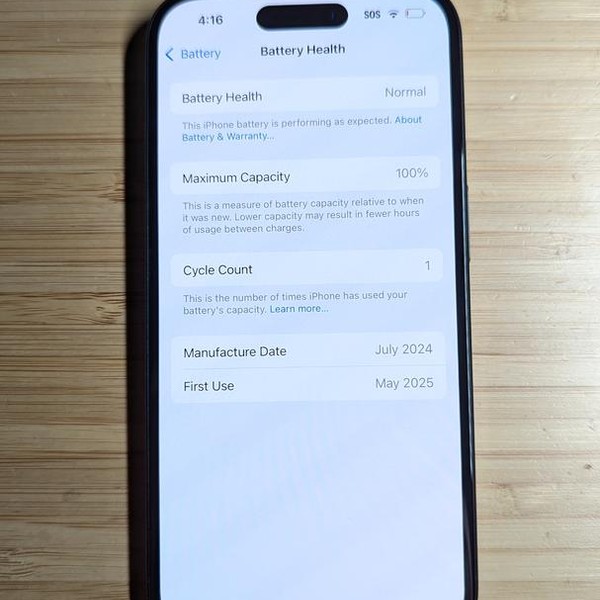 Apple iPhone 16 - AT&T, 128 GB, Black, A3081