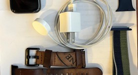 Good
													Apple Watch Series 7 45mm - Unlocked, Graphite, A2477 - Cellular, Stainless, photo 1 of 20