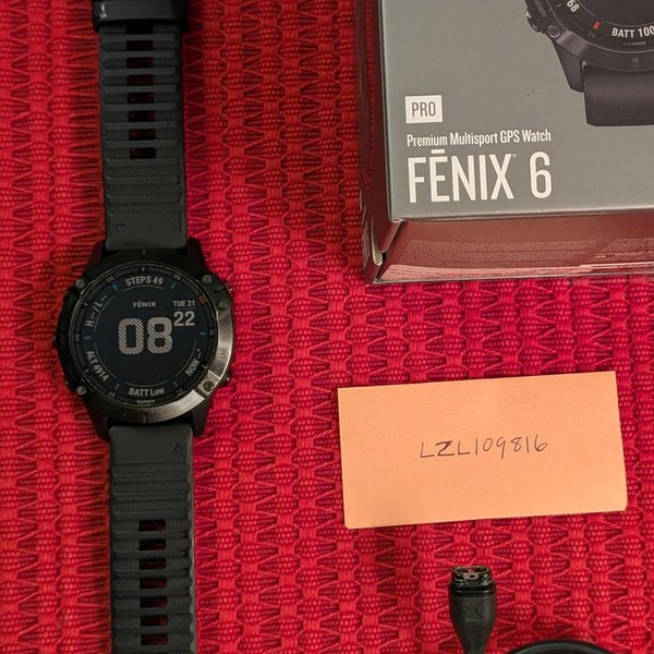 Garmin Fenix 6 - Black, Pro