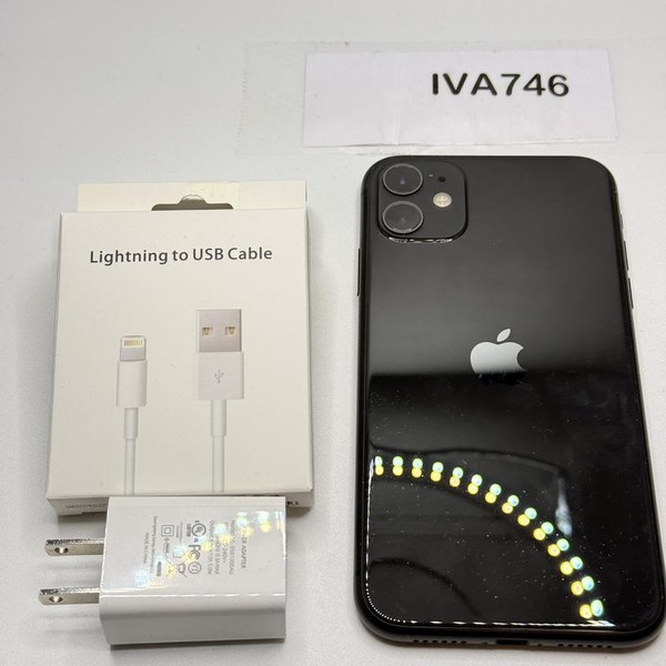 Apple iPhone 11 - Unlocked, 64 GB, Black, A2111