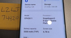 Good
													OnePlus 12R - Unlocked, Blue, 256 GB, 16 GB, CPH2611, photo 2 of 6