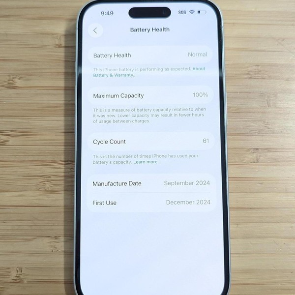 Apple iPhone 16 - Unlocked, 128 GB, White, A3081