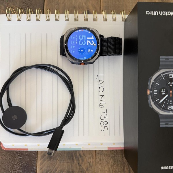 Samsung Galaxy Watch Ultra (2025) - Unlocked, Titanium Silver, SM-L705, 47mm