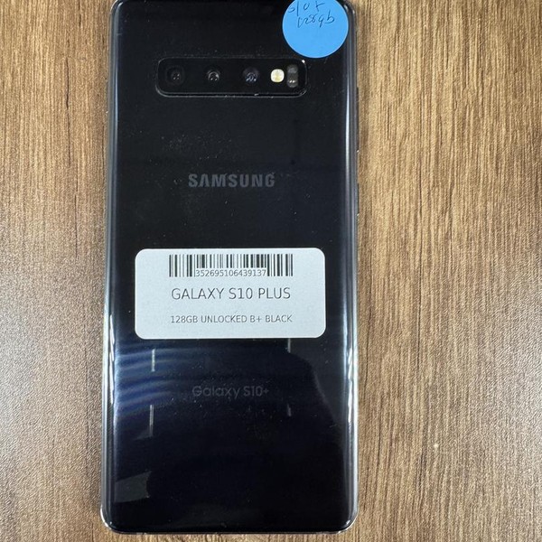 Samsung Galaxy S10 Plus - Unlocked, Black, 128 GB, 8 GB, SM-G975U1