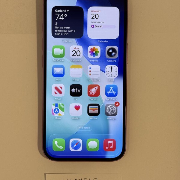 Apple iPhone 16 - Unlocked, 128 GB, Pink, A3081