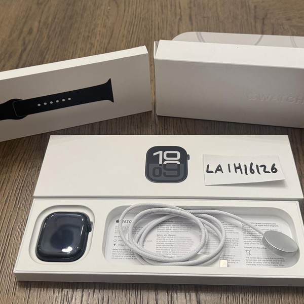 Apple Watch Series 10 46mm - Unlocked, Black, A3003 - Cellular, Aluminum