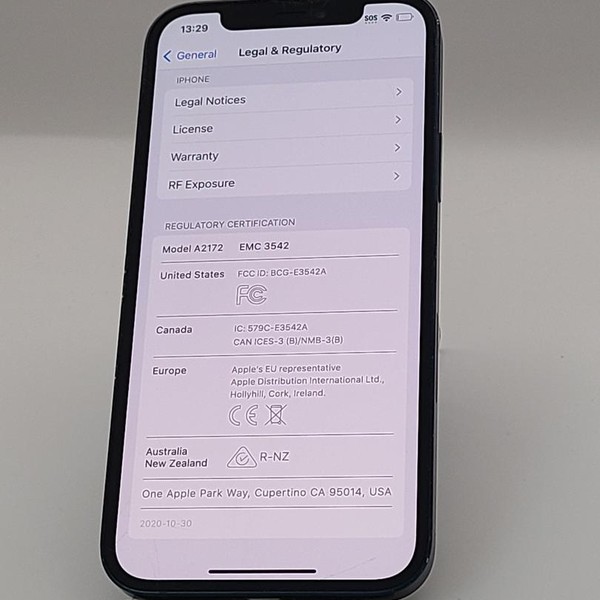 Apple iPhone 12 - AT&T, 64 GB, Blue, A2172